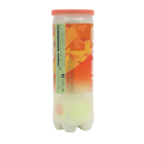 Мяч теннисный детский HEAD Stage 2 Orange, 578423,уп.3 шт, фетр,нат.резина,желто-оранжевый за 836.40 ₽ в Костроме