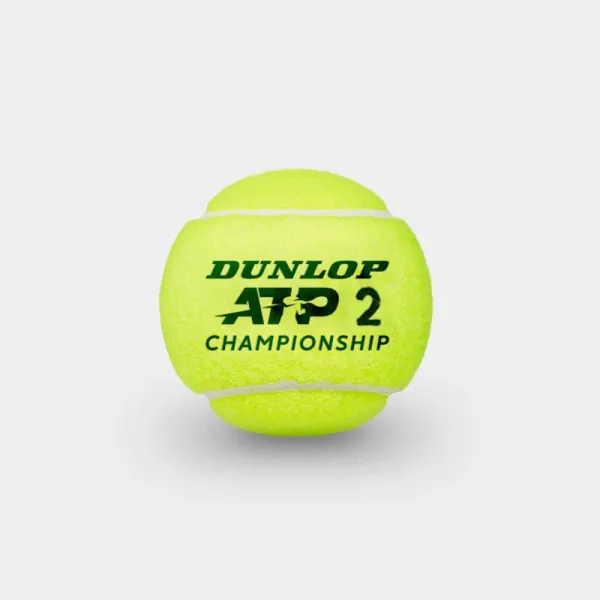 Мяч теннисный Dunlop ATP Championship 3B, 601626, уп.3ш, одобр. ITF, нат.резина,фетр. за 943.50 ₽ в Костроме