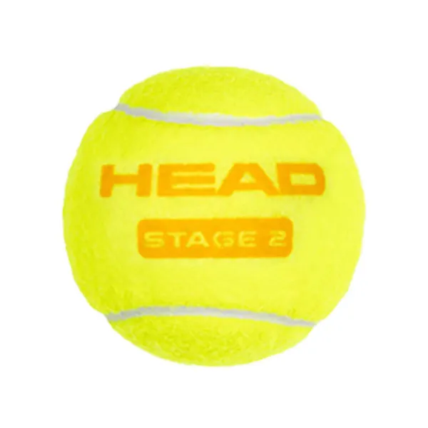 Мяч теннисный детский HEAD Stage 2 Orange, 578423,уп.3 шт, фетр,нат.резина,желто-оранжевый за 836.40 ₽ в Костроме